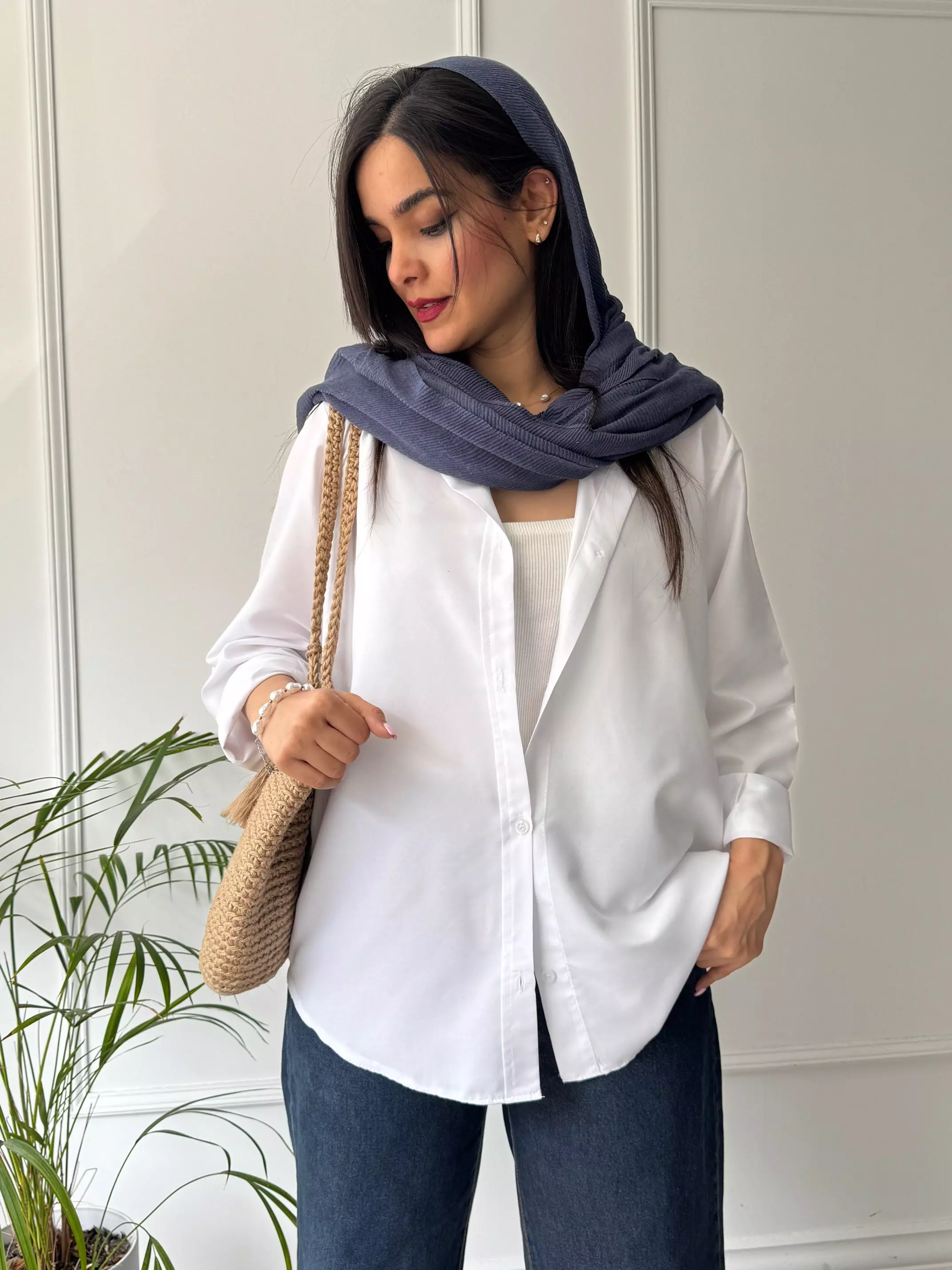 شومیز سفید Basic
